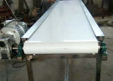 白色皮帶輸送機(jī) 材質(zhì)PU，耐高溫，耐腐蝕酸堿